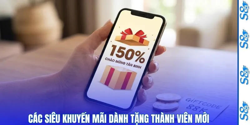 Các siêu khuyến mãi dành tặng thành viên mới