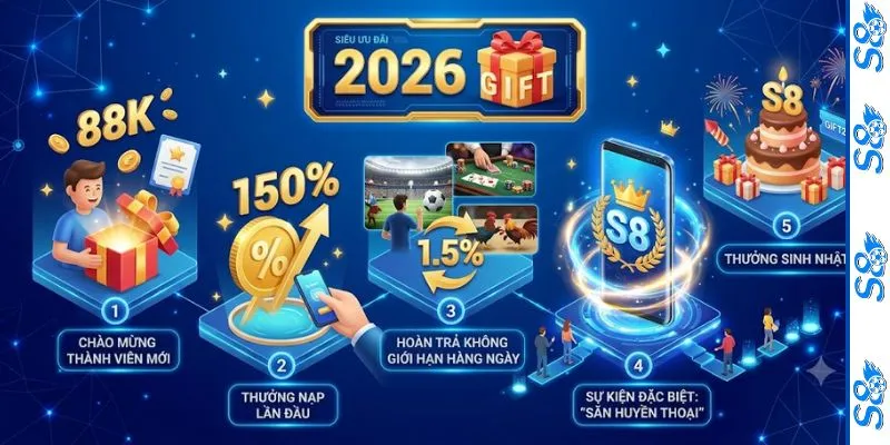 S8 5 S8 cập nhật các chương trình ưu đãi mới 2026