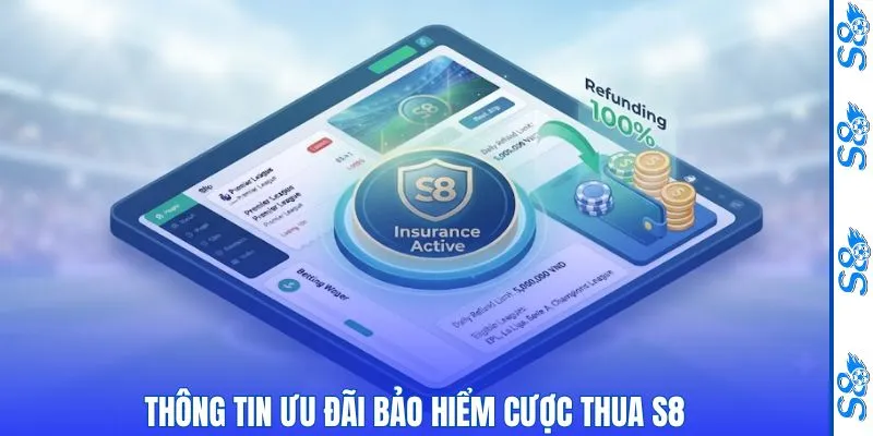 Bảo Hiểm Cược Thua S8 - Lá Chắn Vững Chắc Giúp An Tâm Trải Nghiệm 1 Thông tin ưu đãi bảo hiểm cược thua S8